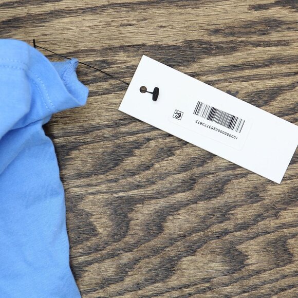 NWT Calvin Klein Womens Solid Basic T-Shirt PF4X2302 Azure Blue 3X - Picture 4 of 6